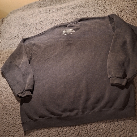 Vintage 1990s Harley-Davidson Motorcycle Logo Illinois Sweatshirt Long Sleeve - Picture 10 of 13